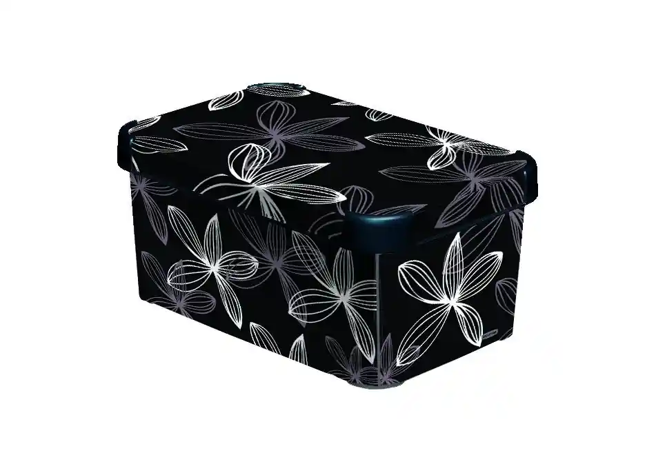 DECOBOX - S- black flower Objednat Nyní