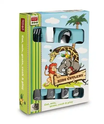 DĚTSKÝ SET PŘÍBORŮ 4KS - ZOO Must-Have