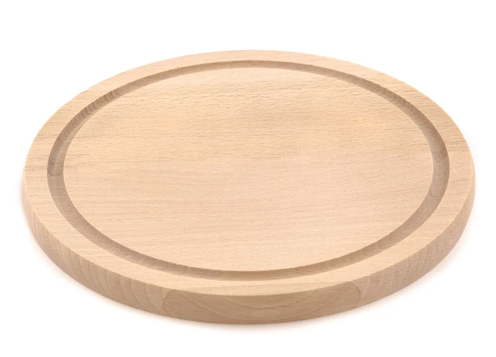 Buková krájecí deska průměr 20 cm Sleva