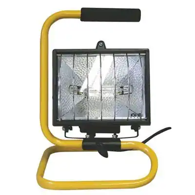Super Cena HAL.REFLEKTOR 500W,DRŽÁK,ČERNÝ
