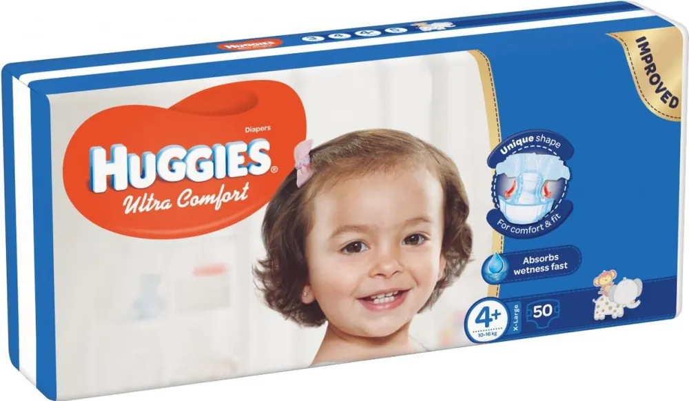 HUGGIES® Ultra Comfort 4+ (50) Bezpečná Platba