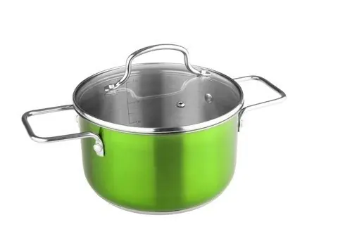 KASTROL S POKLICÍ NEREZ O20X11,5CM ; 3,6L ; ZELENÁ - JOLI Cenově Výhodný