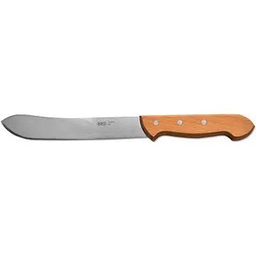 Nůž řeznický špalkový dřevo 20 cm Akční Nabídka
