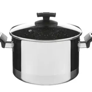 Akce Hrnec Cerammax Pro Comfort s poklicí, průměr 22 cm, objem 5,5 l, keramický povrch černý granit