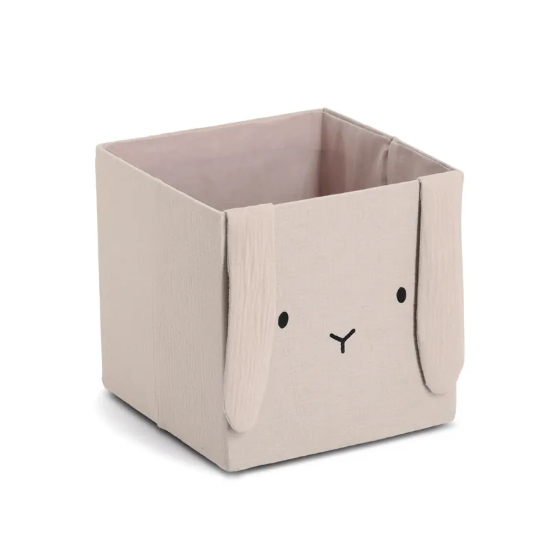 ZELLER Dětský úložný box textilní motiv Králík béžový 28x28x28cm Pouze Dnes