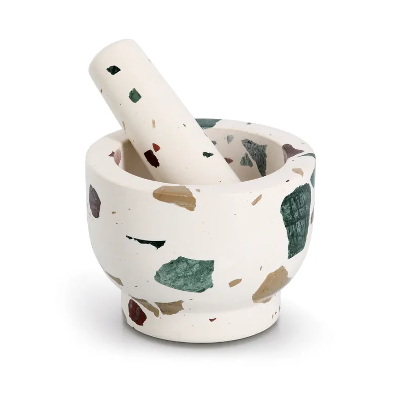 Cenově Výhodný ZELLER Hmoždíř s tloučkem terrazzo, rustikální průměr 12cm