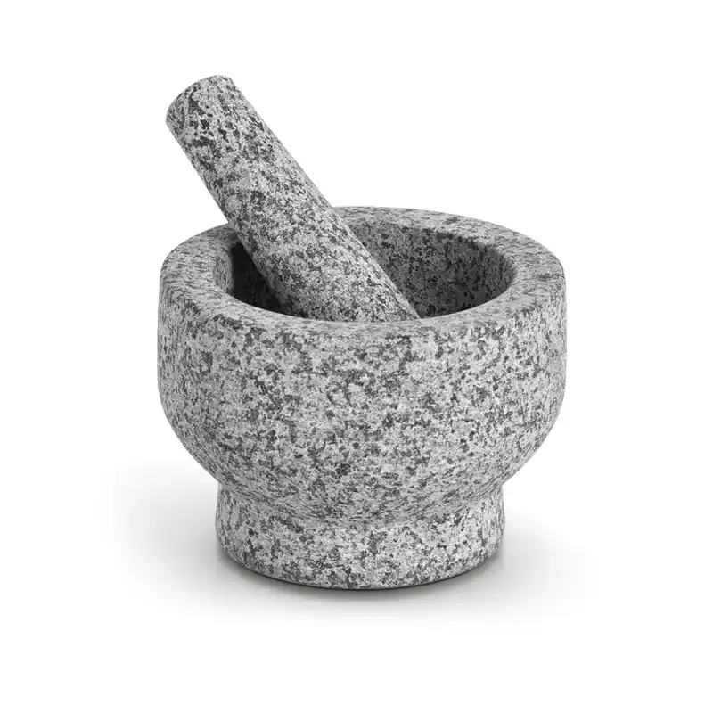 Novinka ZELLER Hmoždíř s tloučkem ze žuly, šedý průměr 14cm