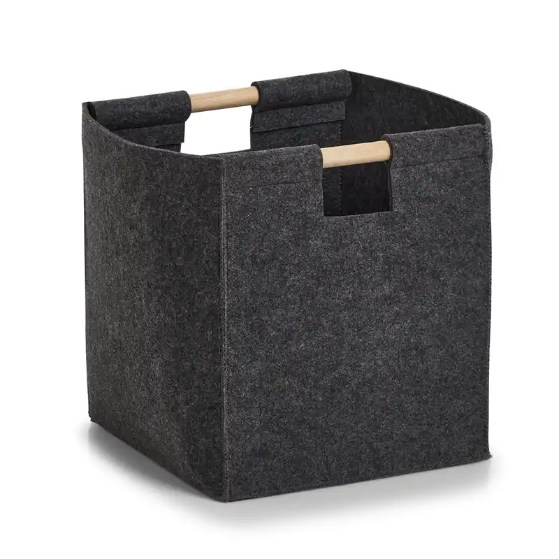 Nízká Cena ZELLER Úložný box filcový antracit 30x30x35cm