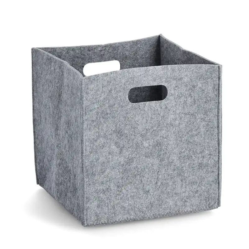 ZELLER Úložný box do kallaxu filcový šedý 32x32x32cm Novinka