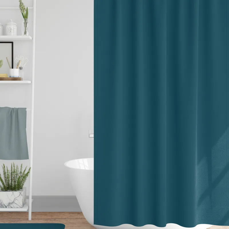 Vysoce Kvalitní DOCHTMANN Sprchový závěs textilní 180x200cm modrý vzor