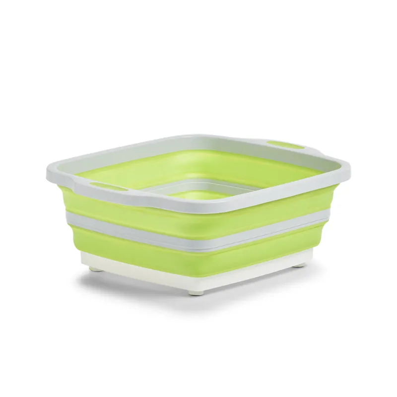 ZELLER Univerzální skládací miska 2v1 plastová, zelená 40 x 31,8 x 14,3cm Výprodej