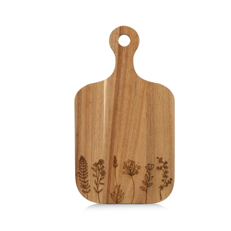 ZELLER Servírovací prkénko závěsné motiv květiny 30 x 17 x 2 cm Rychlé Dodání