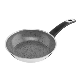 KOLIMAX Pánev CERAMMAX PRO COMFORT 22 cm s rukojetí, nízká, šedý GRANIT Hit Sezóny