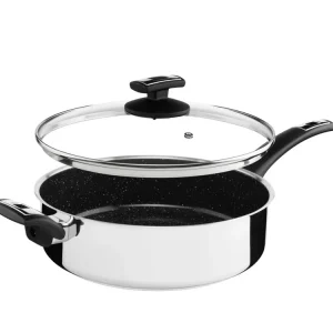 Autentický KOLIMAX Pánev CERAMMAX PRO STANDARD 26 cm s rukojetí, se skl. poklicí, černý GRANIT