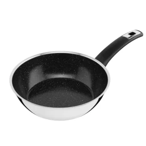 Vysoce Kvalitní KOLIMAX Pánev CERAMMAX PRO COMFORT 22 cm s rukojetí, vysoká, černý GRANIT