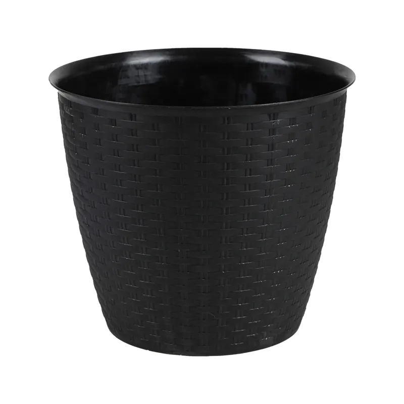 DOCHTMANN Květináč rattan 35x30 cm, černý Kup Teď