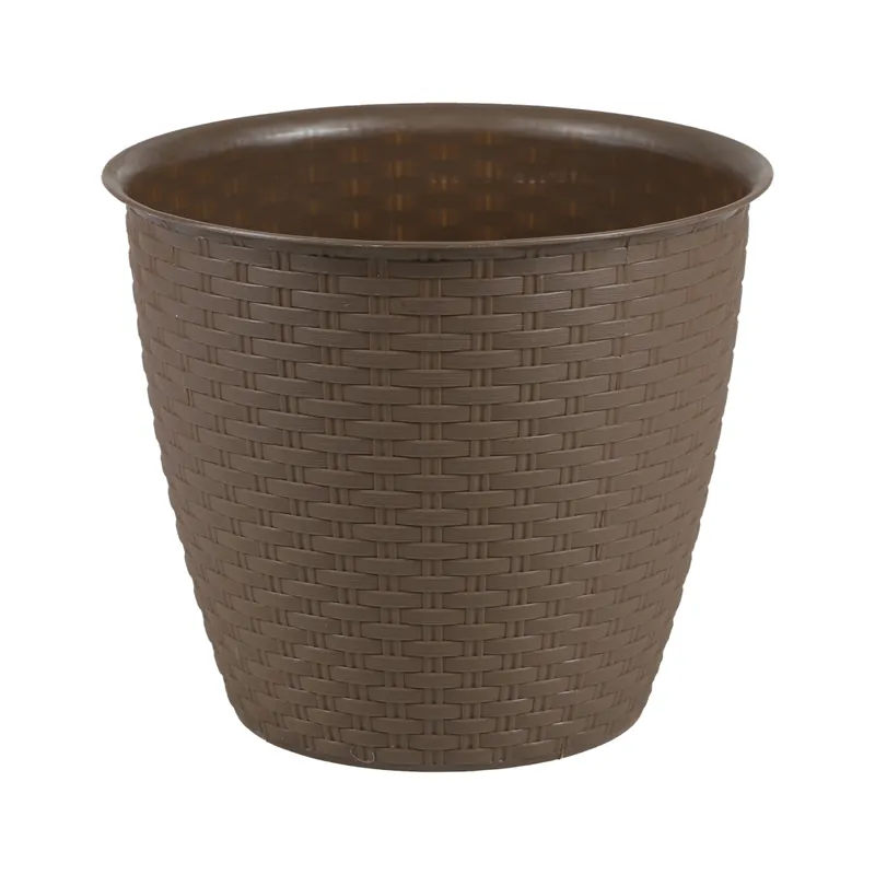 DOCHTMANN Květináč rattan 30x26 cm, hnědý Koupit Online