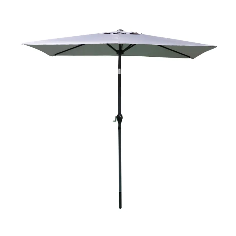Super Cena DOCHTMANN Slunečník sklopný obdelníkový 135x230x210cm, světle šedý
