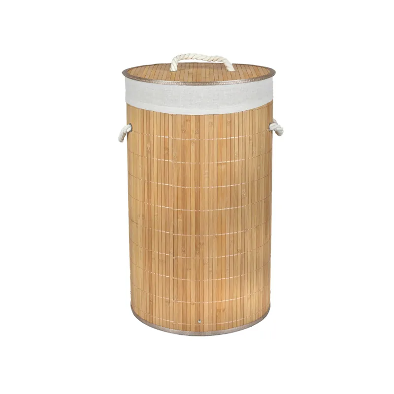 DOCHTMANN Koš na špinavé prádlo bambus 54l, 35x57x35cm Expresní Doručení