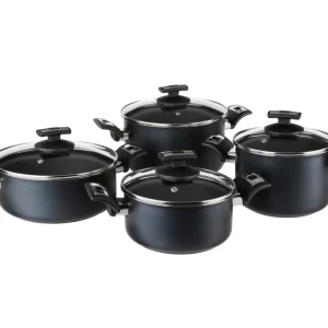 KOLIMAX COMFORT BLACK Sada nádobí 8 dílů Akční Cena