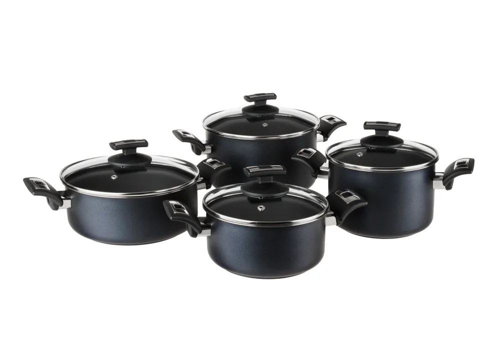 KOLIMAX COMFORT BLACK Sada nádobí 8 dílů Akční Cena