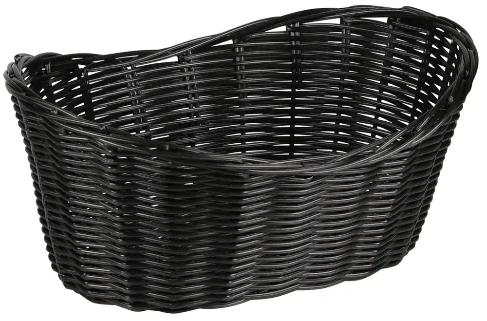KESPER Košík na pečivo a ovoce plast černý 28x21x13cm Cenová Bomba