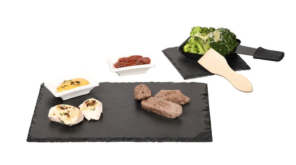 KESPER Set břidlicových desek,10ks,2x30x20cm,2x10x10cm, 4x8,2x5,2cm,2xšpachtle Víkendová Akce
