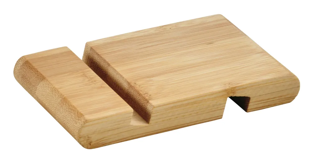 KESPER Stojan na mobilní telefon bambus 13 x 8 x 1,8cm Super Cena