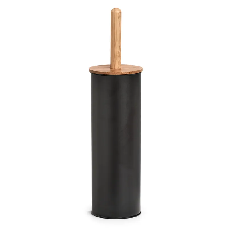 ZELLER WC Štětka černá, kov, bambus 10x39cm Speciální Cena