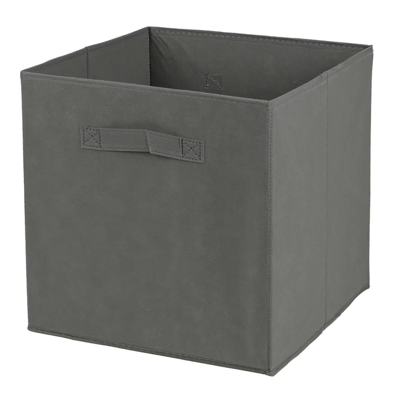 DOCHTMANN Box do kallaxu, úložný box textilní, tmavě šedý 31x31x31cm Speciální Cena