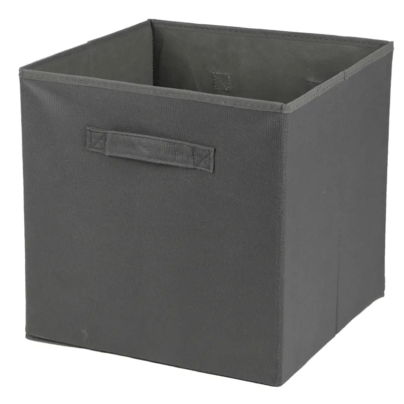 DOCHTMANN Box do kallaxu, úložný box manšestr, tmavě šedý 31x31x31cm Koupit Online