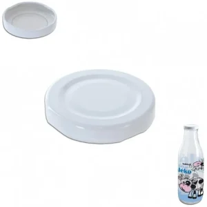 Speciální Cena Víčko ¤48mm Twist 10ks kov mléko, mix barev