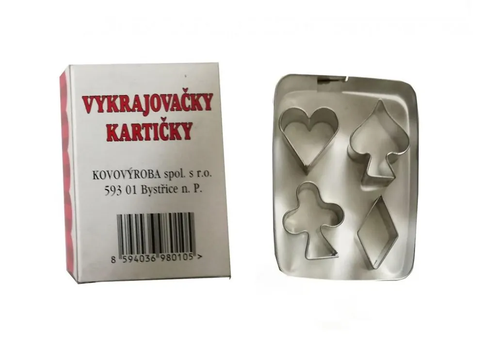 Vykrajovačka karty 65x50mm CZ Zlevněný