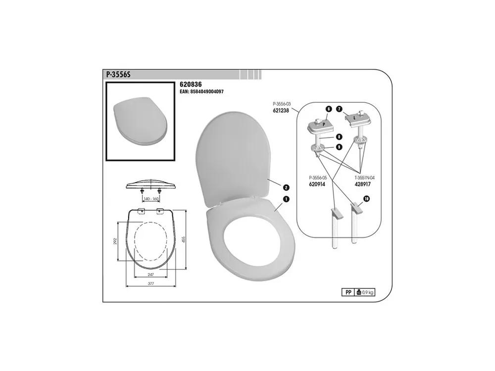 WC deska 3556 Zlevněný