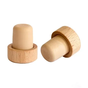 Zátka dřevo/plast 19mm HŘÍBEK 2ks Horká Nabídka