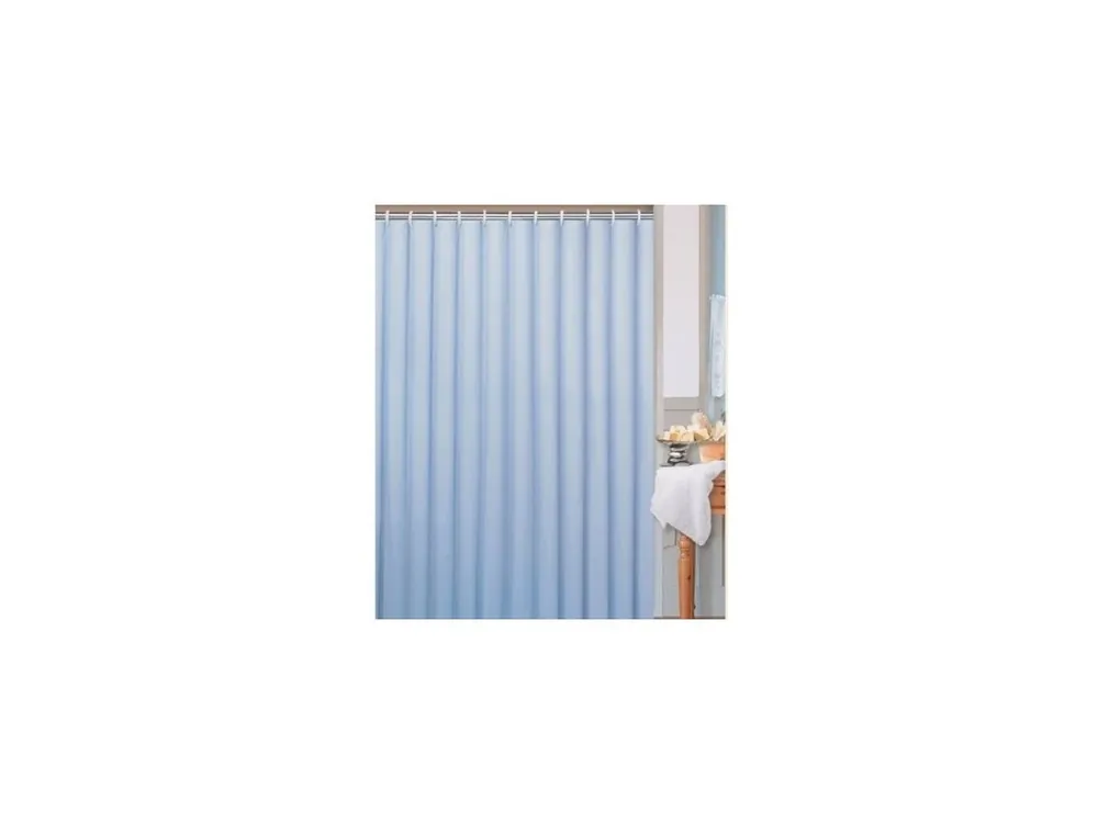 Akční Cena Závěs koupelnový 180x200cm PES světle modrý
