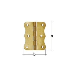 Závěs dveřní splétaný dekorační 100x105mm ZO 100 Zn žlutý Nejlepší Volba