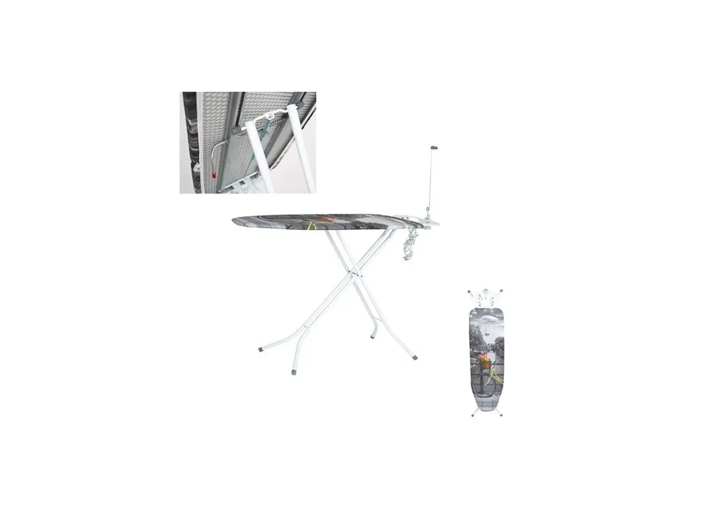 Akční Cena Žehlicí prkno 38x120cm EURO II se zásuvkou, mix potahů
