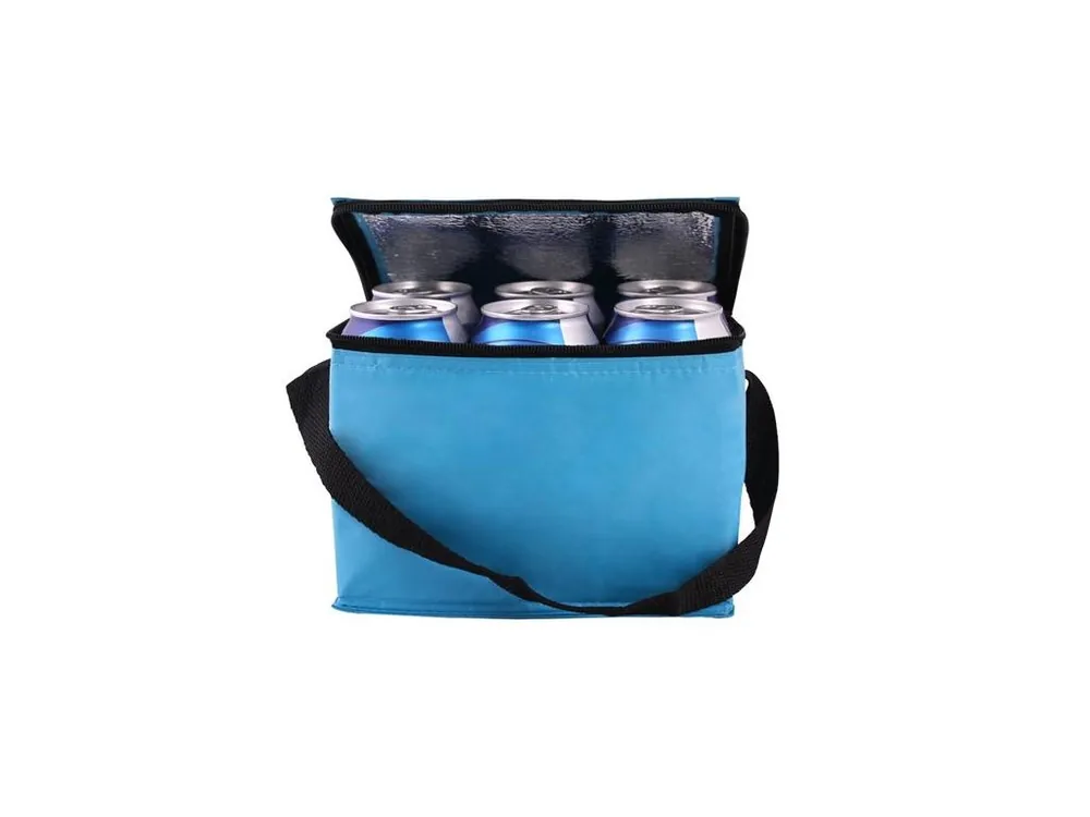 Chladící taška na zip 20x15x15cm 4L červená,oranž. Akční Nabídka