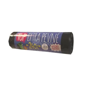Pytle na odpad 240L/10ks, 120x150cm, 35µm EXTRA LDPE černá Vysoce Kvalitní