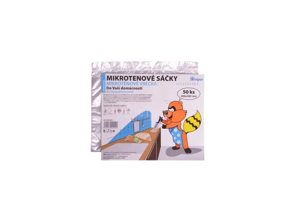 Sáčky mikrotenové 20x30cm 50ks čiré EKO Nakupujte Hned