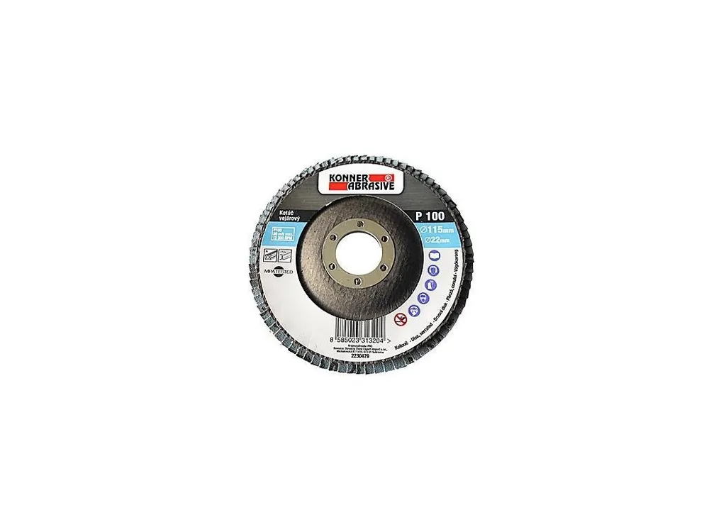 Přímo Od Výrobce Kotouč brusný lamelový ¤115x22mm Z60 KONNER