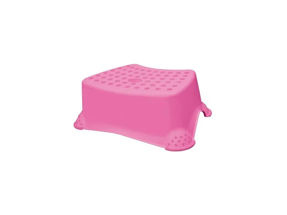 Top Prodej Stolička taburet protiskluzová 41x29x14cm 80kg KEEEPER růžová