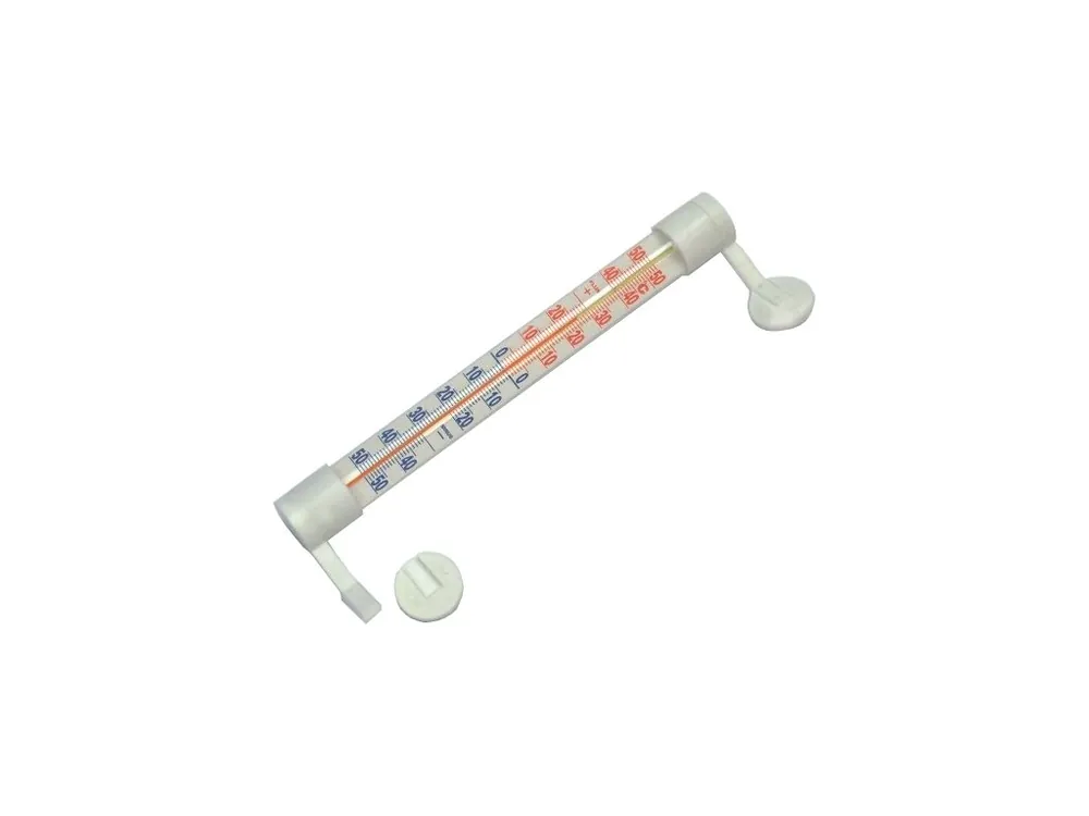 Teploměr okenní plast/sklo 25x2,6cm lepicí M KOZÁČEK Speciální Cena