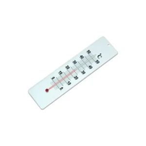 Teploměr pokojový plast 22,5x5,5cm BASIC, mix barev Oblíbený