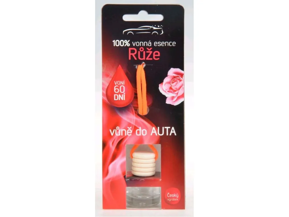 Výprodej Vůně do auta v lahvičce 5ml RŮŽE