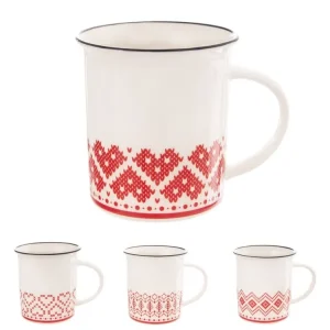 Hrnek porcelán 340ml OLD LOVE mix dekorů Víkendová Akce