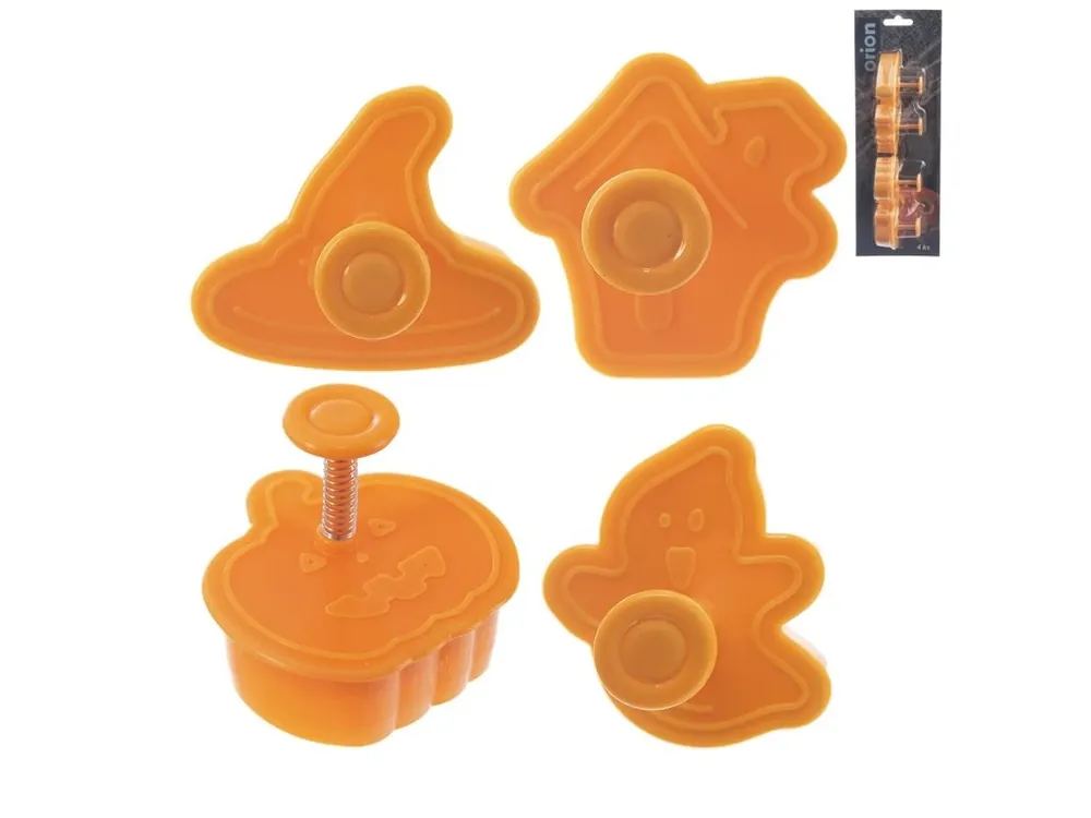 Odeslání Ihned Vykrajovačka s pístem plast/kov HALLOWEEN 4ks