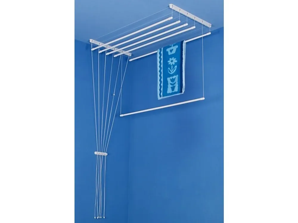 Sušák IDEAL stropní 130cm 5 tyčí Vrácení Zdarma
