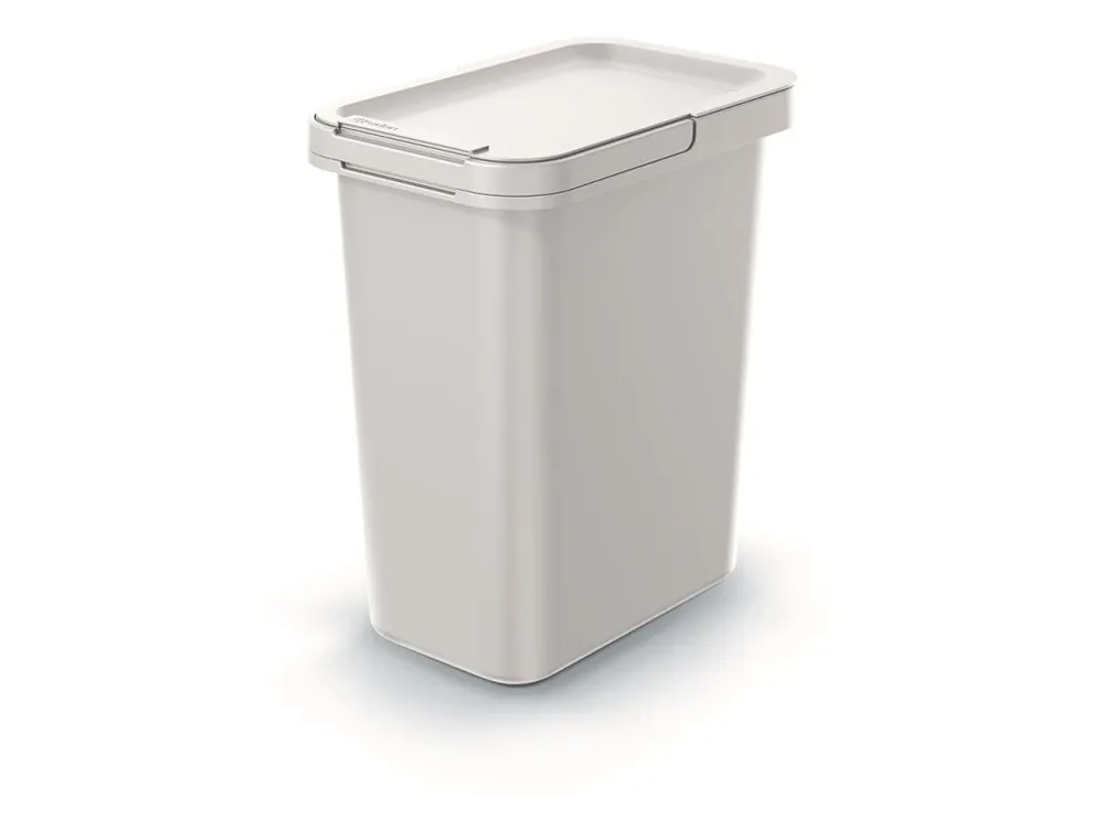 Koš odpadkový s víkem 12L SYSTEMA popelavá Vrácení Zdarma